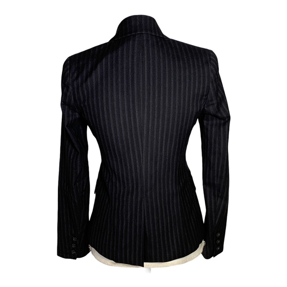 Theory blazer suit jacket button wool blend work 0 - Picture 4 of 11